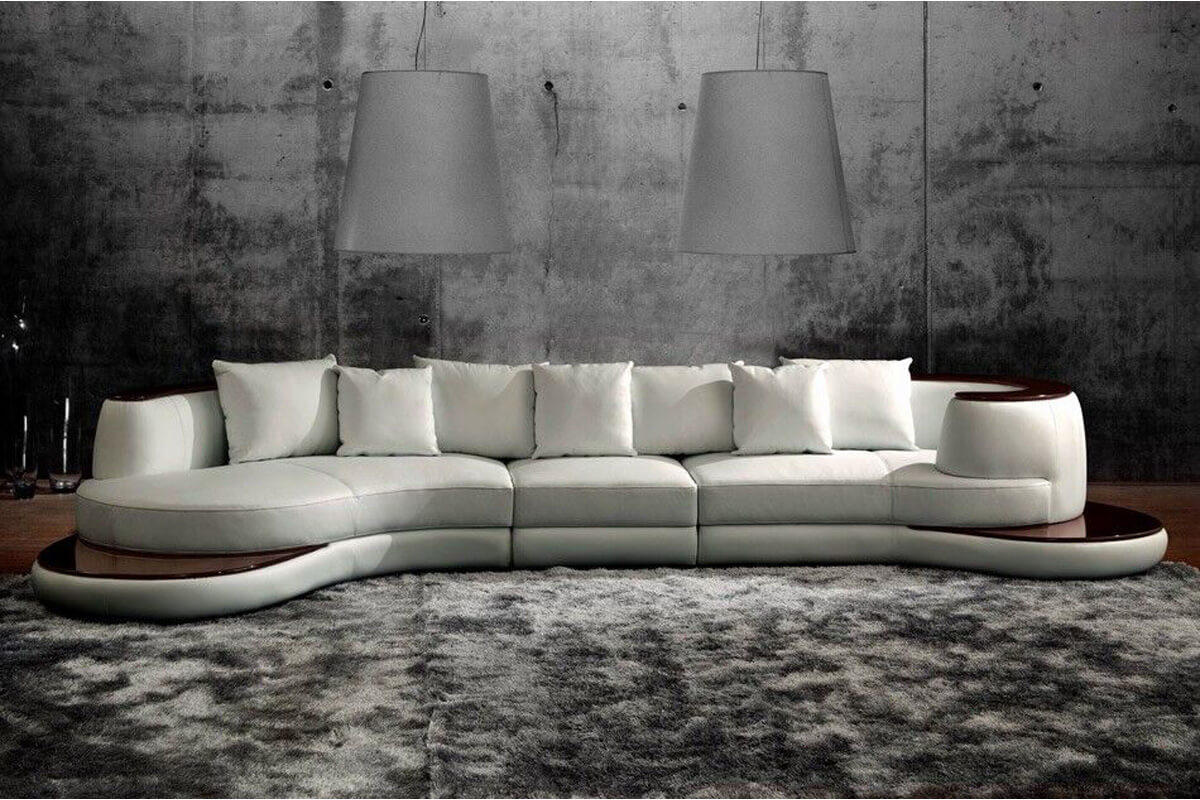 Round Sectional Sofa In Unique Design