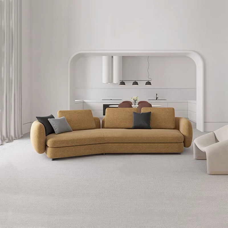 contemporay curved back sofa made in china