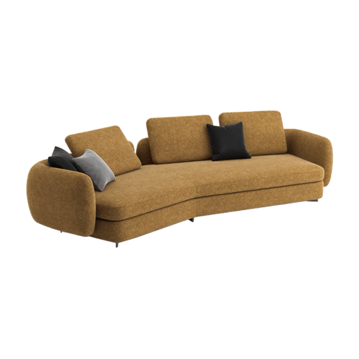 curved sectional sofa from china