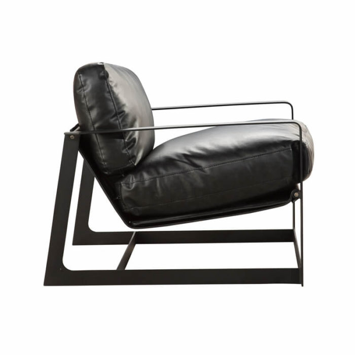 metal lounge chair