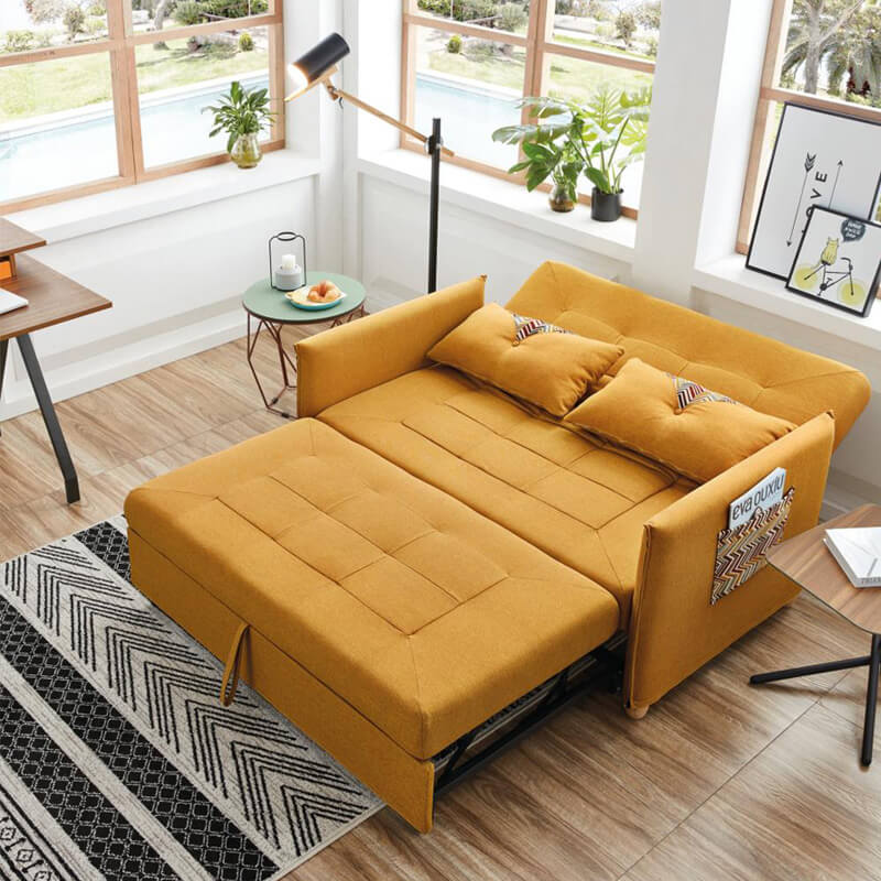 Small Loveseat Sofa Bed 2, Narrow Pull Out Sofa Bed