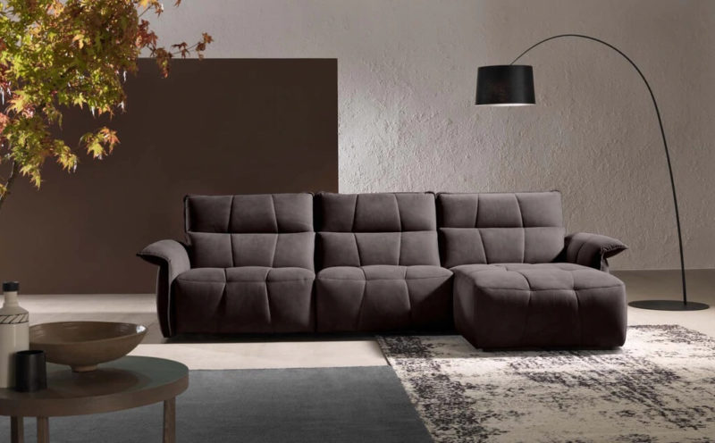 grey corner recliner sofa