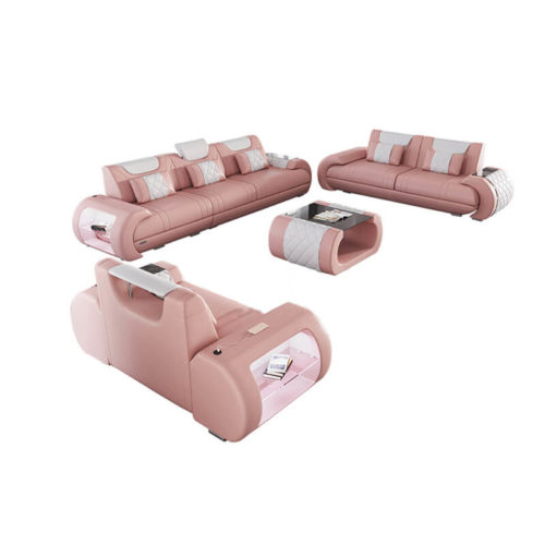 beautiful pink sofa set