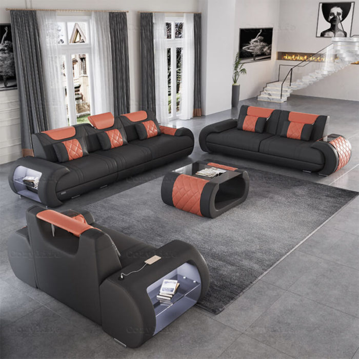 latest design smart sofa set 321 from china