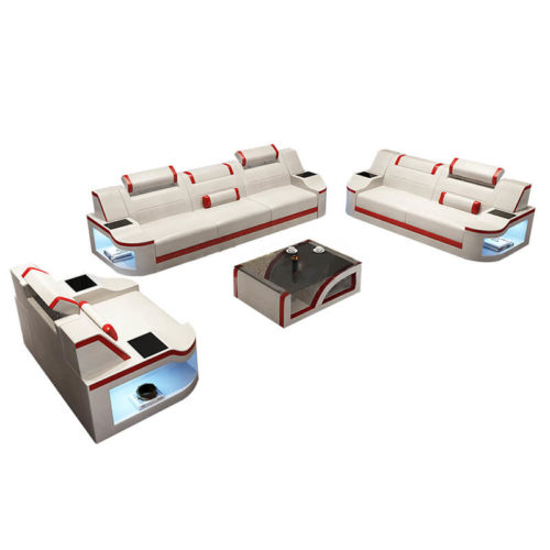 smart leather couch and loveseat set