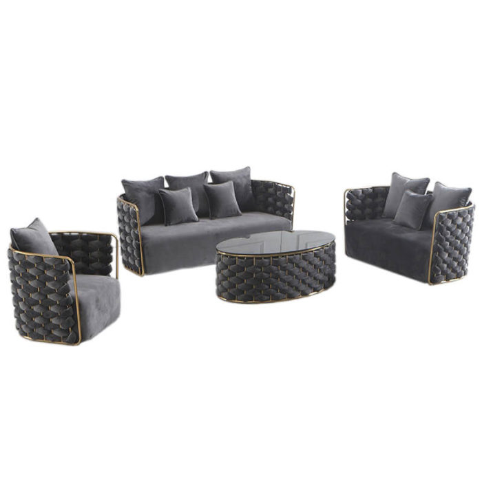 steel frame sofa from china