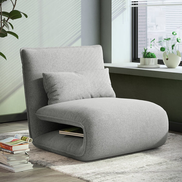 grey futon sleeper sofa