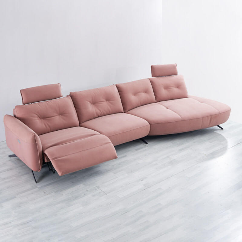 latest design sectional sofa with recliner