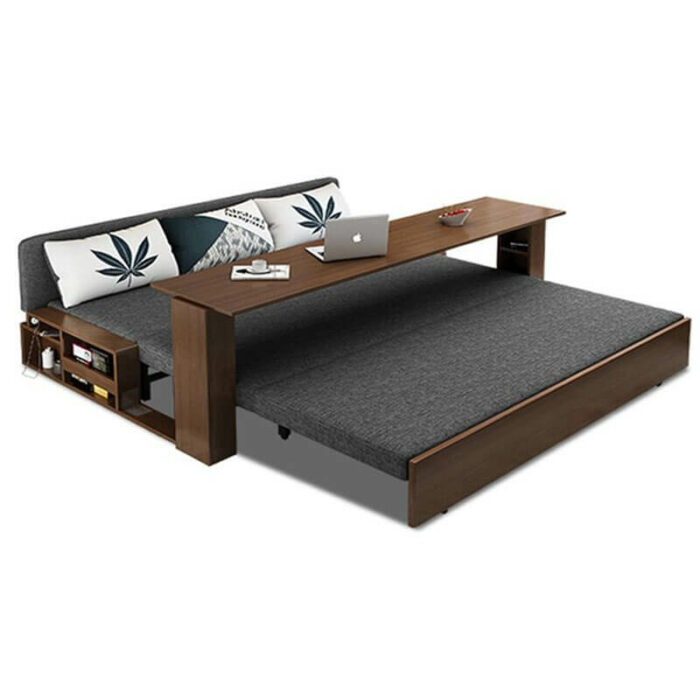 modern wooden sofa bed