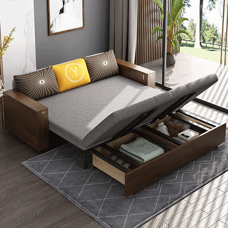 Modern Wooden Sofa Bed Manufacturer