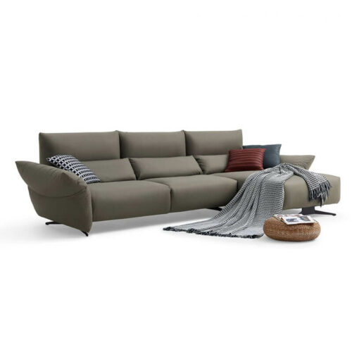 l shaped leather sectional
